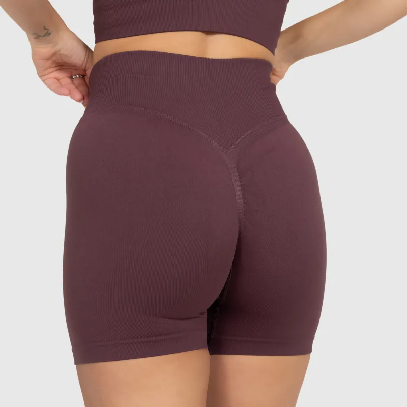 Dámske športové šortky Iron Aesthetics Ultimate, plum-5