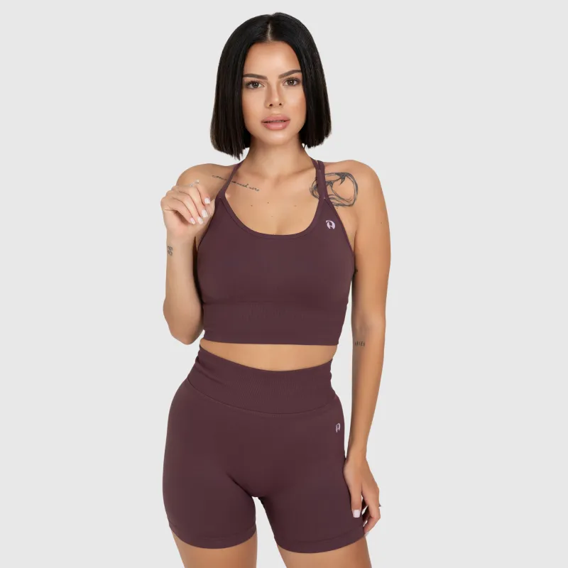 Dámske športové šortky Iron Aesthetics Ultimate, plum-9