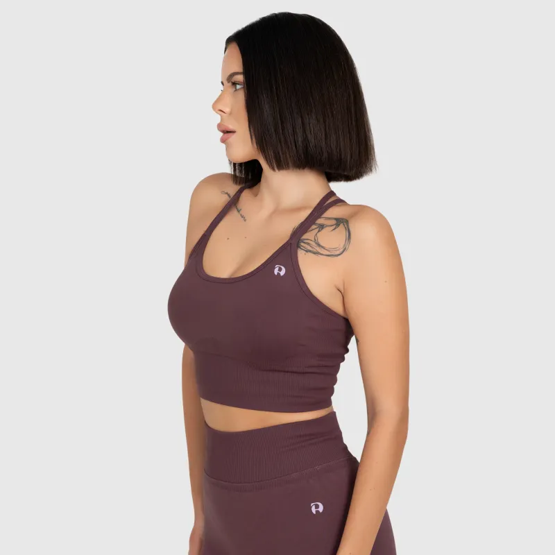 Dámska športová súprava Iron Aesthetics Ultimate short, plum-4