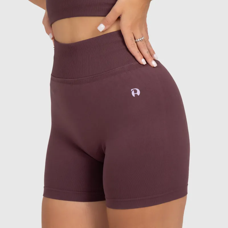 Dámska športová súprava Iron Aesthetics Ultimate short, plum-9