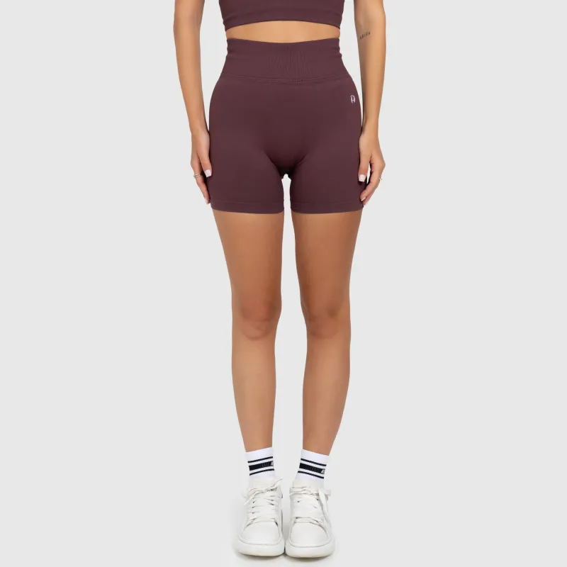 Dámska športová súprava Iron Aesthetics Ultimate short, plum-14