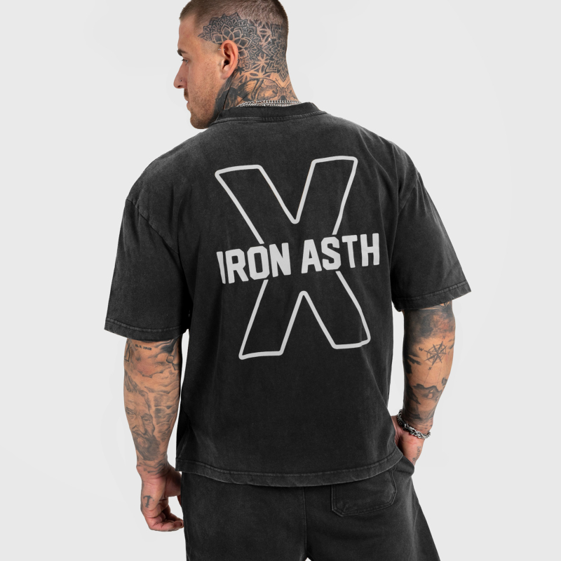 Pánska súprava Iron Aesthetics X Washed, čierna · záber 7