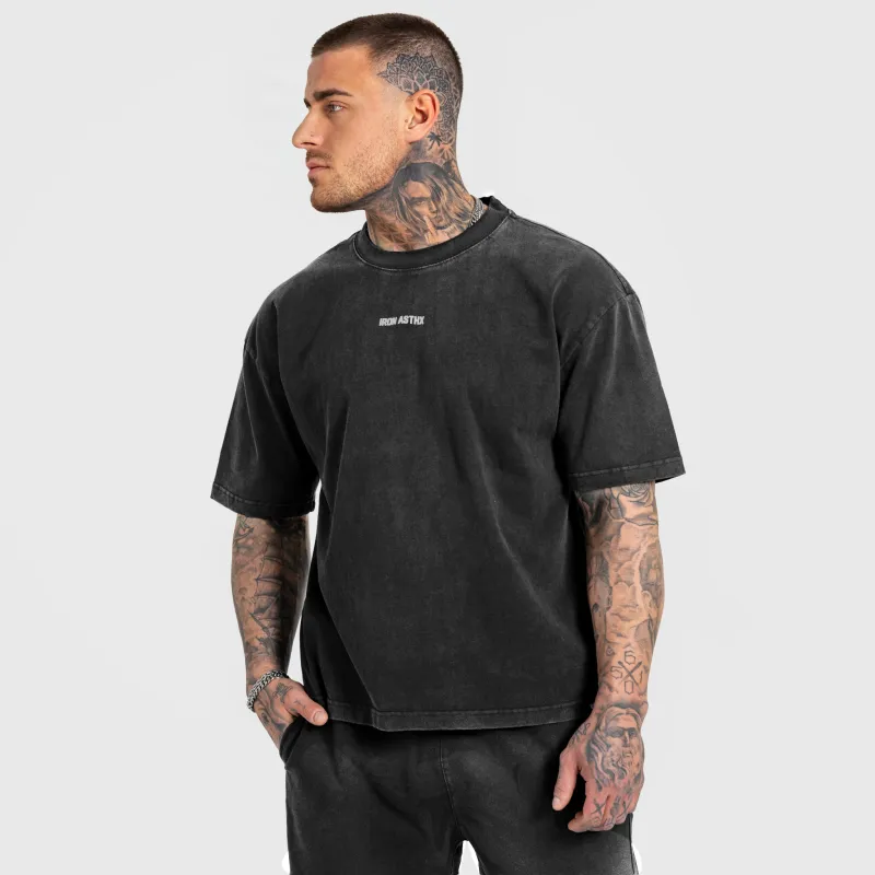 Pánska súprava Iron Aesthetics X Washed, čierna-5