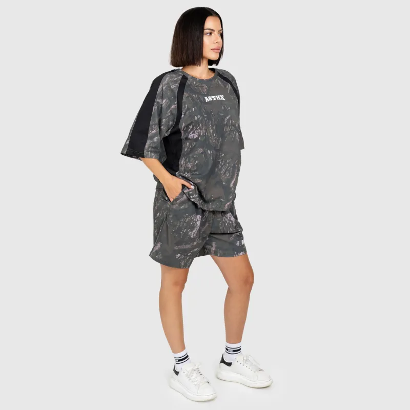 Dámske tričko Iron Aesthetics Camo tree, dark-15