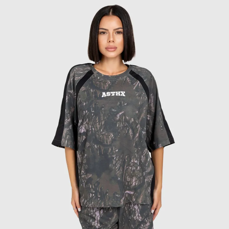 Dámske tričko Iron Aesthetics Camo tree, dark-11