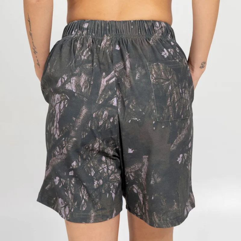 Dámske šortky Iron Aesthetics Camo tree, dark-12