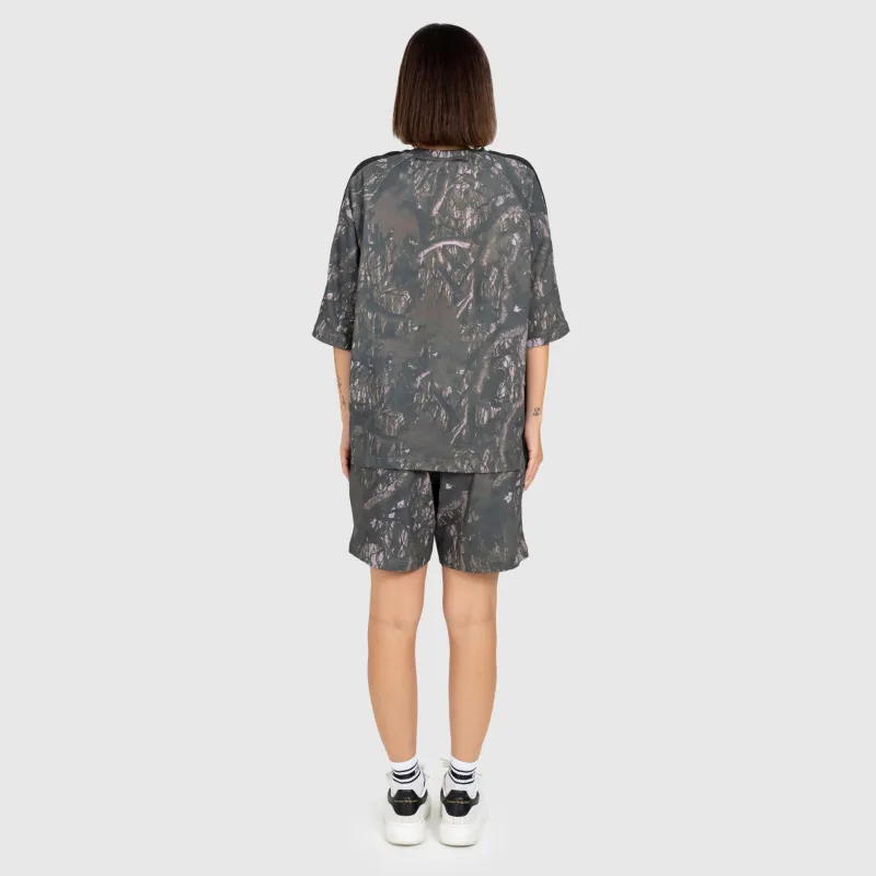 Dámske šortky Iron Aesthetics Camo tree, dark-17