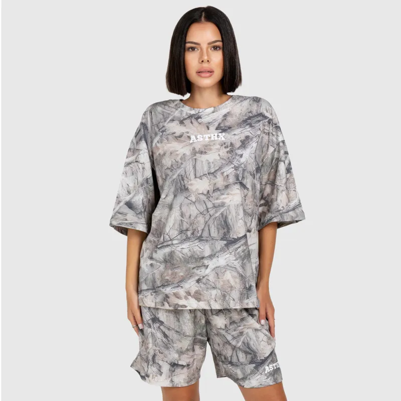 Dámske tričko Iron Aesthetics Camo tree, light-7