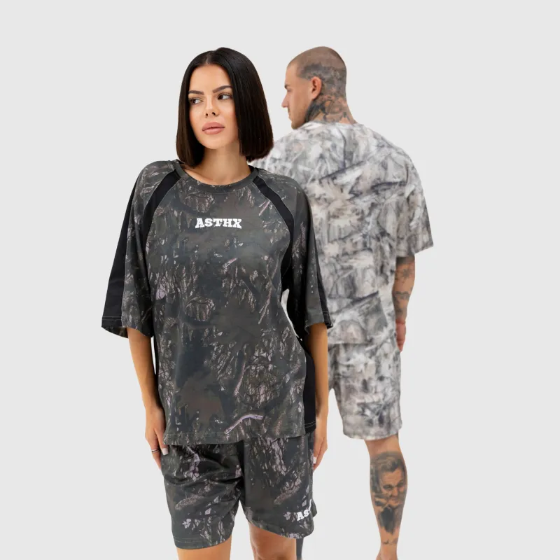 Dámske tričko Iron Aesthetics Camo tree, dark-21