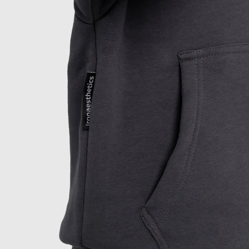 Dámska mikina Iron Aesthetics Cargo, sivá-10