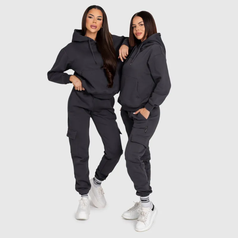 Dámska oversize súprava Iron Aesthetics Cargo, sivá-5