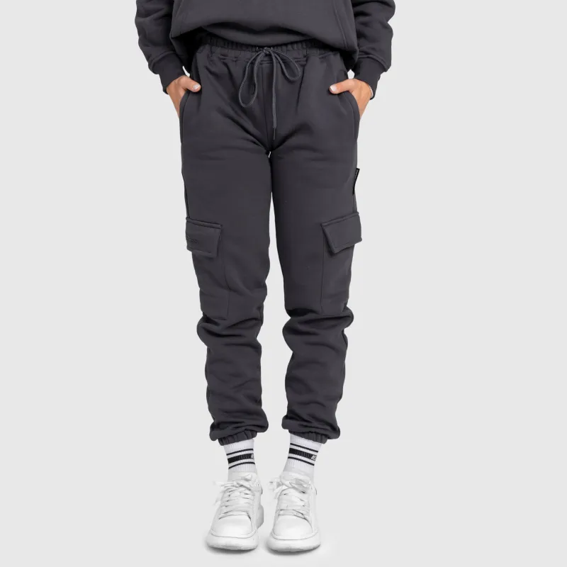 Dámska oversize súprava Iron Aesthetics Cargo, sivá-16
