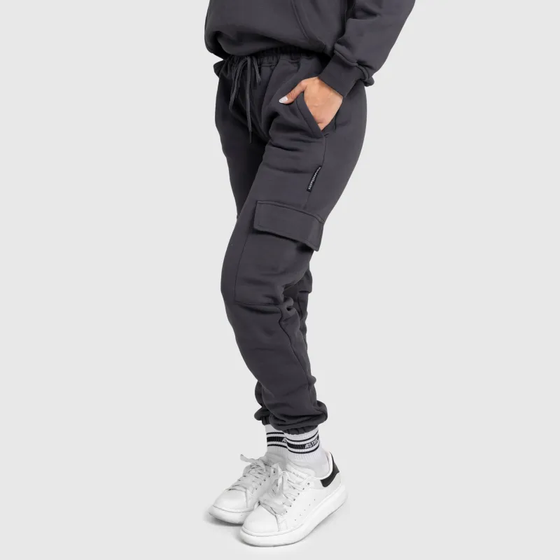 Dámska oversize súprava Iron Aesthetics Cargo, sivá-17