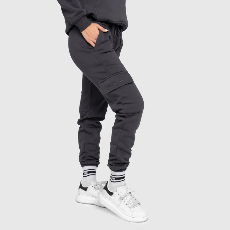Dámska oversize súprava Iron Aesthetics Cargo, sivá-19
