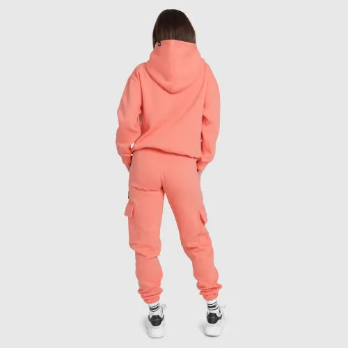 Dámska oversize súprava Iron Aesthetics Cargo, lososová