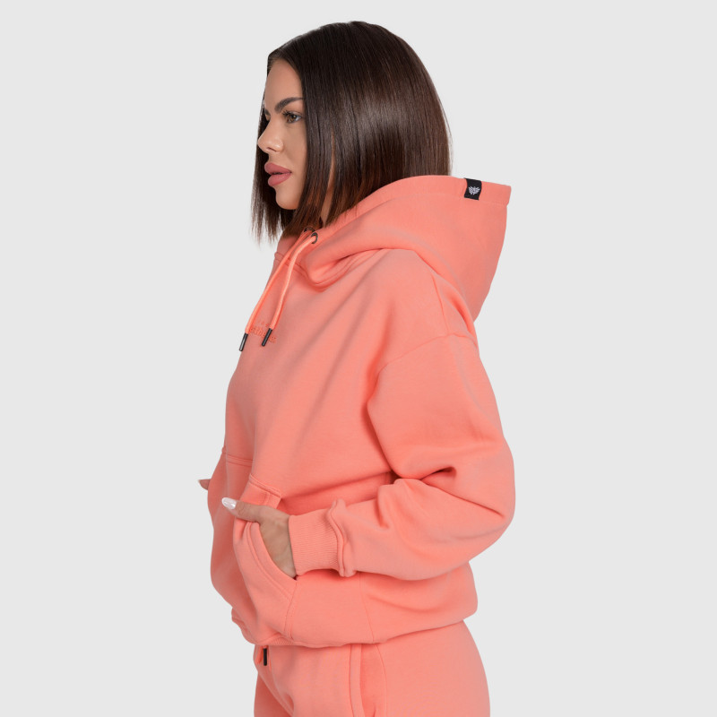 Dámska oversize súprava Iron Aesthetics Cargo, lososová · záber 11