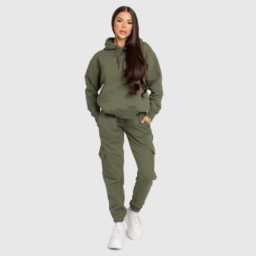 Dámska oversized súprava Iron Aesthetics Cargo, zelená
