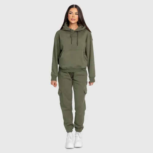 Dámska oversized súprava Iron Aesthetics Cargo, zelená