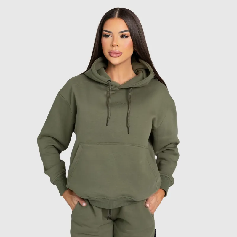 Dámska oversized súprava Iron Aesthetics Cargo, zelená-14