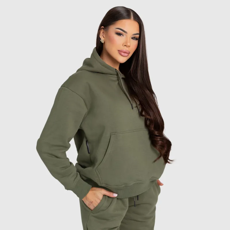 Dámska oversized súprava Iron Aesthetics Cargo, zelená-15