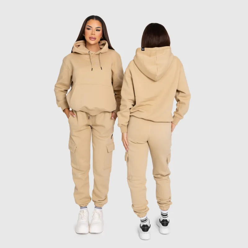 Dámska oversized súprava Iron Aesthetics Cargo, béžová-6