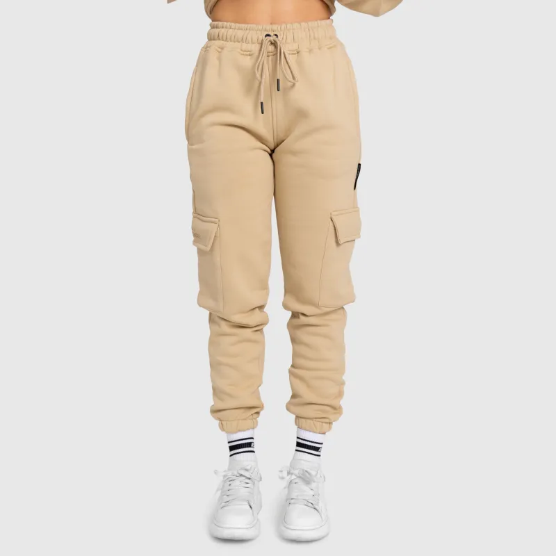 Dámska oversized súprava Iron Aesthetics Cargo, béžová-19