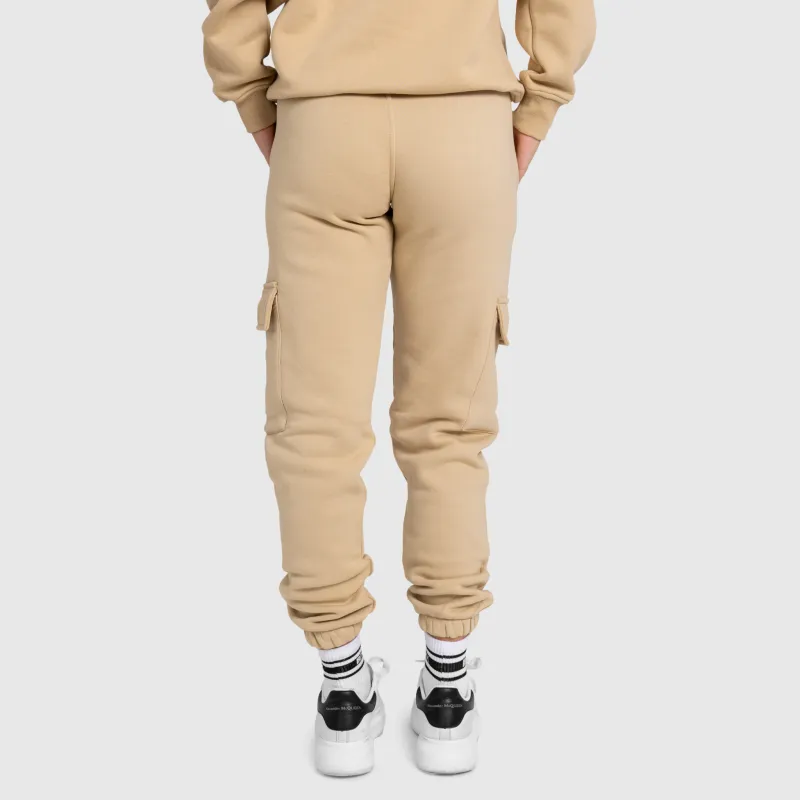 Dámska oversized súprava Iron Aesthetics Cargo, béžová-22
