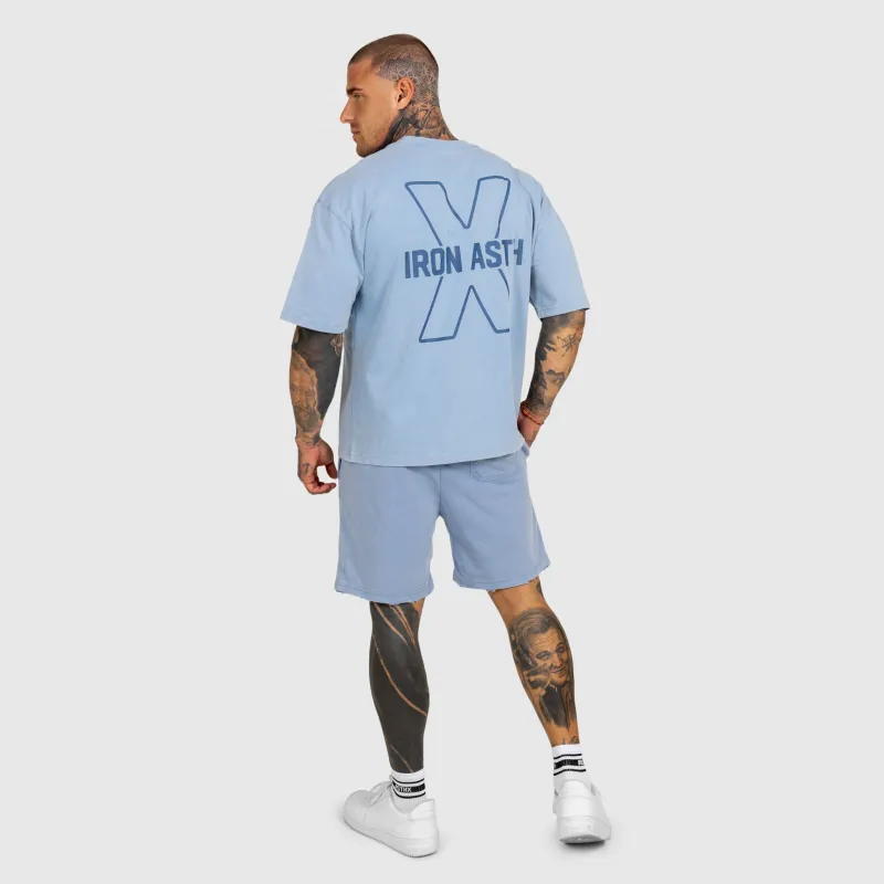 Pánska súprava Iron Aesthetics X Washed, modrá-1