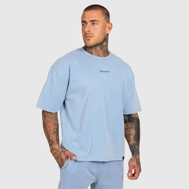 Pánska súprava Iron Aesthetics X Washed, modrá-8