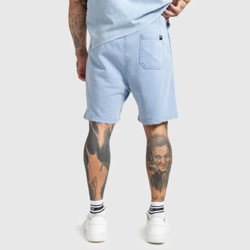 Pánska súprava Iron Aesthetics X Washed, modrá-13