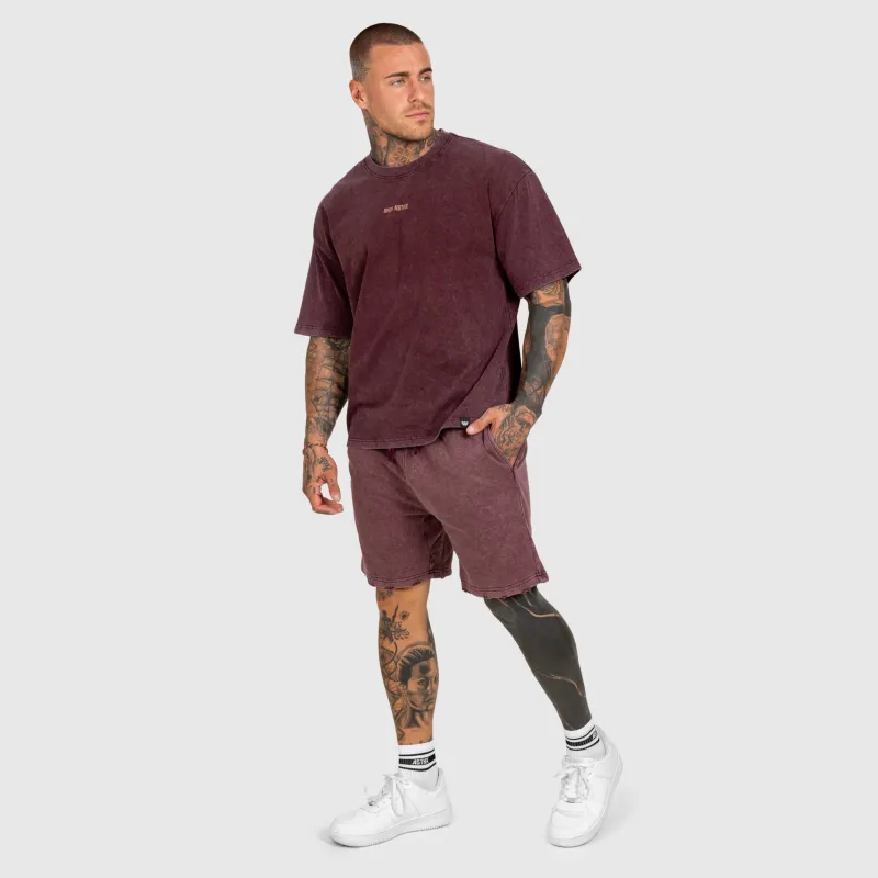 Pánska súprava Iron Aesthetics X Washed, burgundy-4