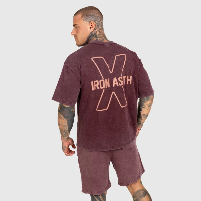 Pánska súprava Iron Aesthetics X Washed, burgundy-7