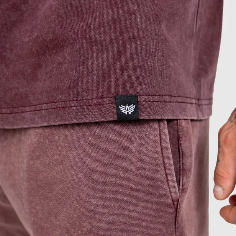 Pánska súprava Iron Aesthetics X Washed, burgundy-9