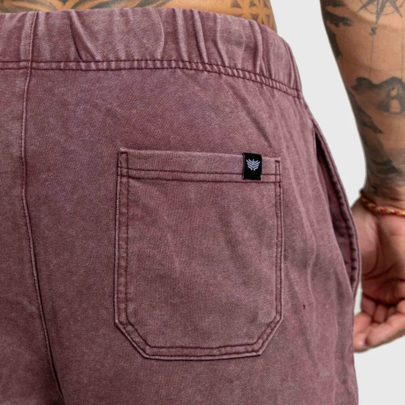 Pánska súprava Iron Aesthetics X Washed, burgundy-17