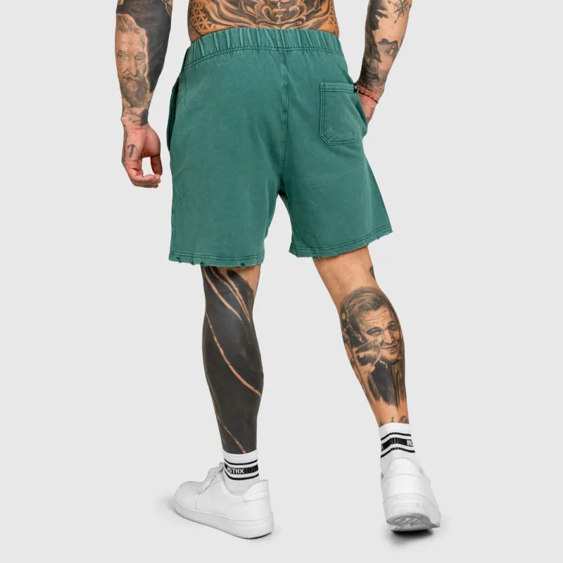 Pánske kraťasy Iron Aesthetics ASTHX, washed green-9