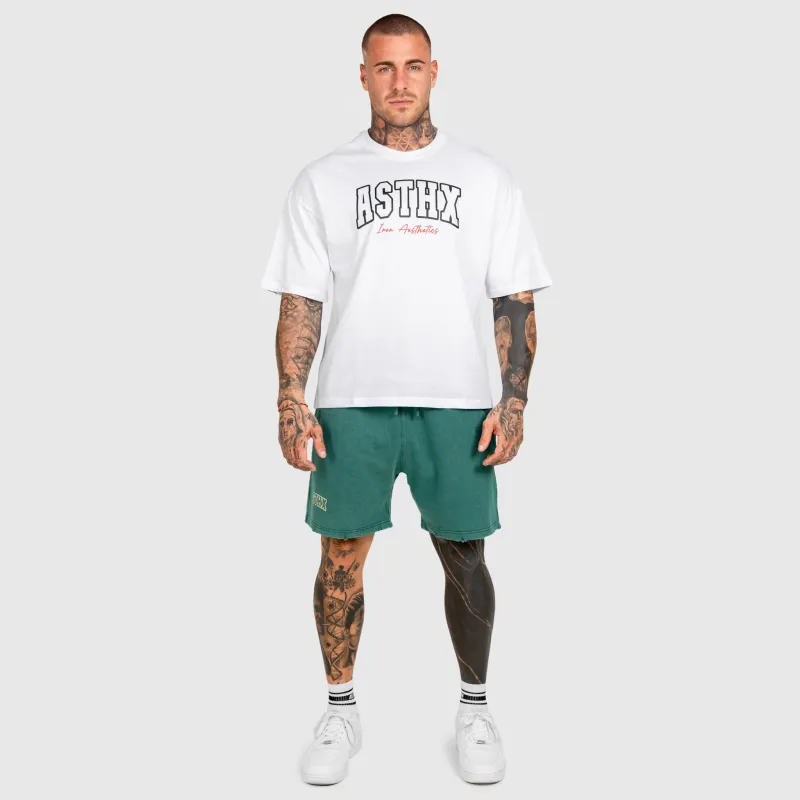 Pánske kraťasy Iron Aesthetics ASTHX, washed green-13