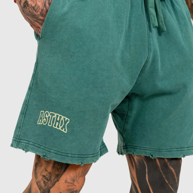 Pánske kraťasy Iron Aesthetics ASTHX, washed green-14