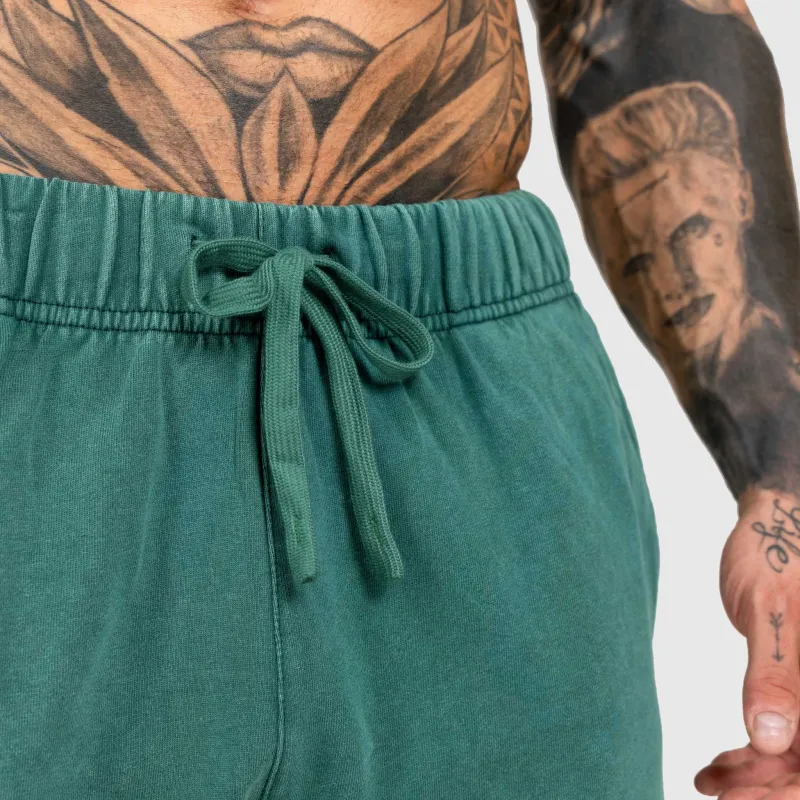 Pánske kraťasy Iron Aesthetics ASTHX, washed green-16