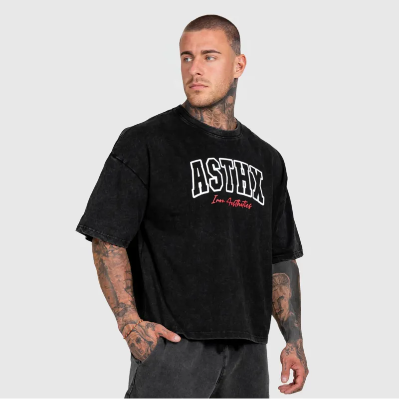 Pánska súprava Iron Aesthetics ASTHX, washed black-5