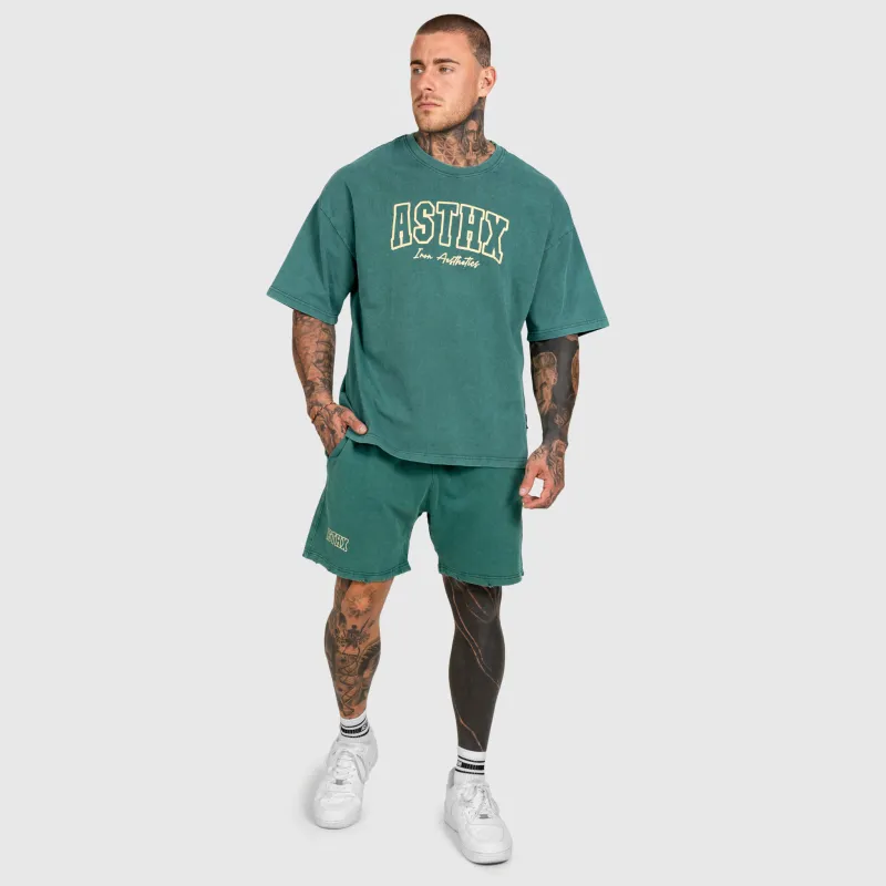 Pánska súprava Iron Aesthetics ASTHX, washed green-3