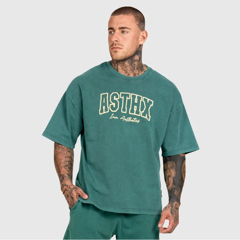 Pánska súprava Iron Aesthetics ASTHX, washed green-5