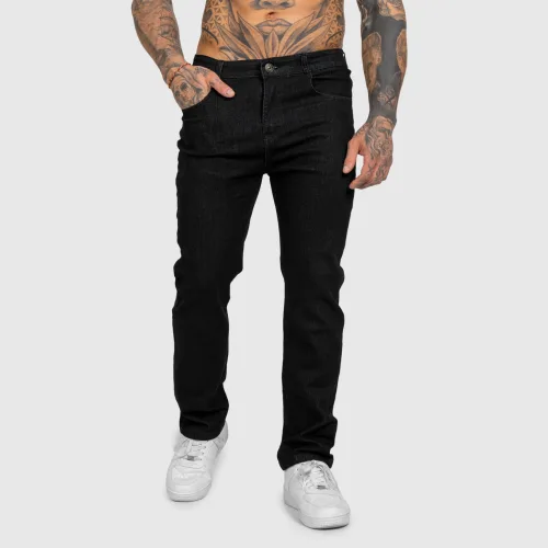 Pánske džínsy Iron Aesthetics Urban, čierne