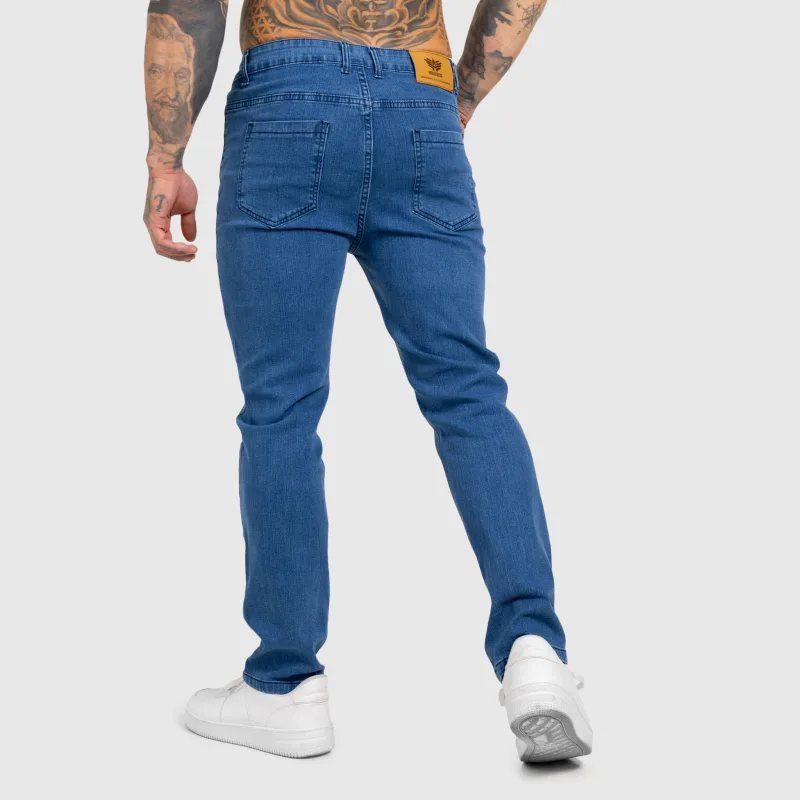 Pánske džínsy Iron Aesthetics Urban, tmavomodré-7