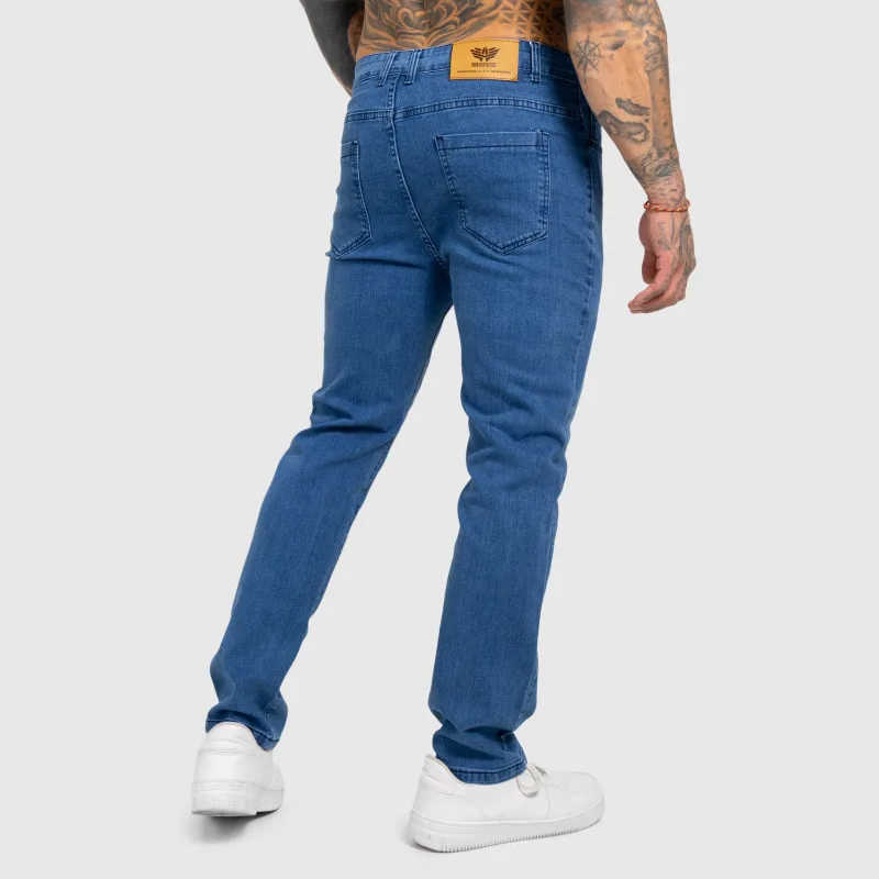 Pánske džínsy Iron Aesthetics Urban, tmavomodré-6