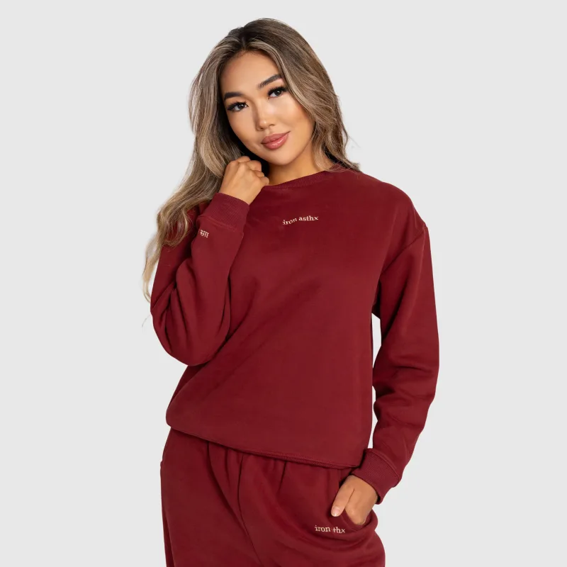 Dámska tepláková súprava Iron Aesthetics Lift & Glow, brick red-4