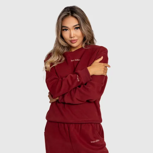 Dámska tepláková súprava Iron Aesthetics Lift & Glow, brick red