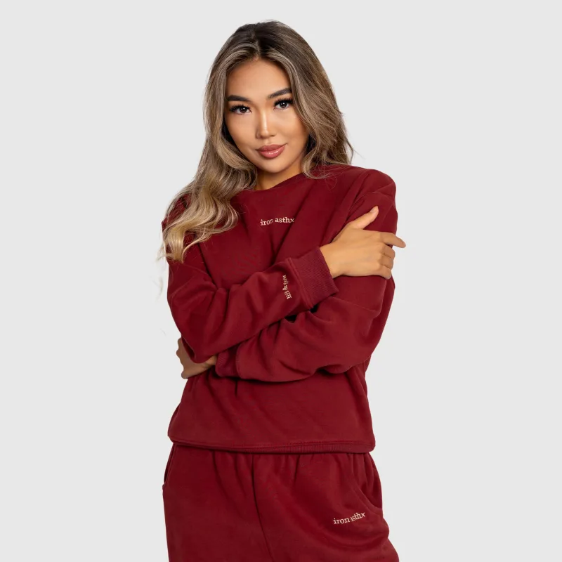 Dámska tepláková súprava Iron Aesthetics Lift & Glow, brick red-2