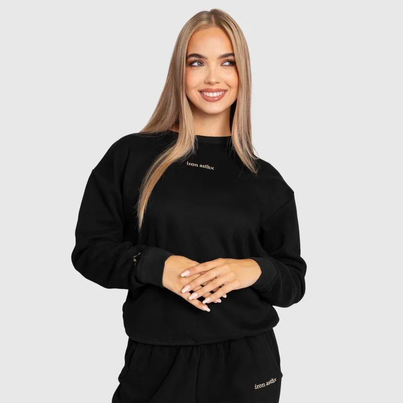 Dámska tepláková súprava Iron Aesthetics Lift & Glow, black-3