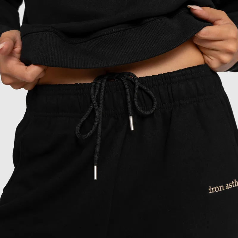 Dámska tepláková súprava Iron Aesthetics Lift & Glow, black-12