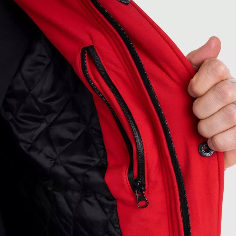 Pánska Softshellová bunda Iron Aesthetics, červená-15